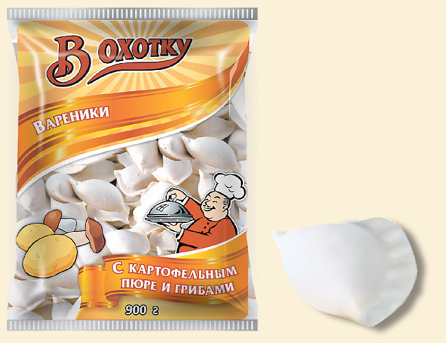 С картофельным пюре и грибами